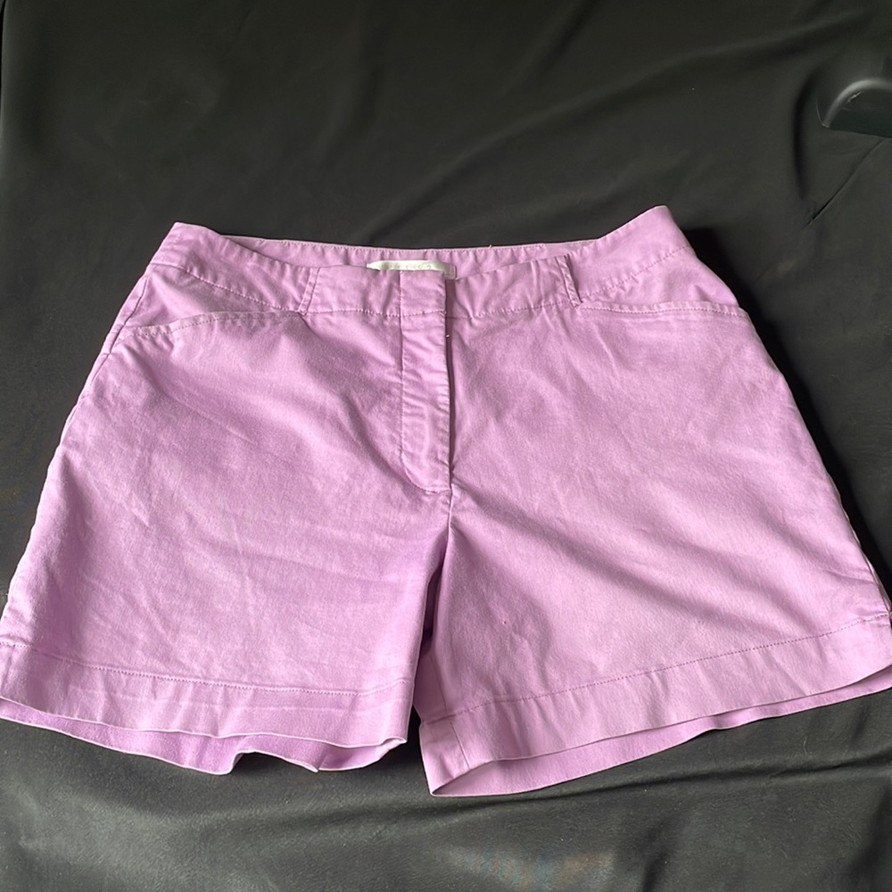 Nike golf shorts Dr-Fit 4 pockets back with zippers leg side slits Sz 6